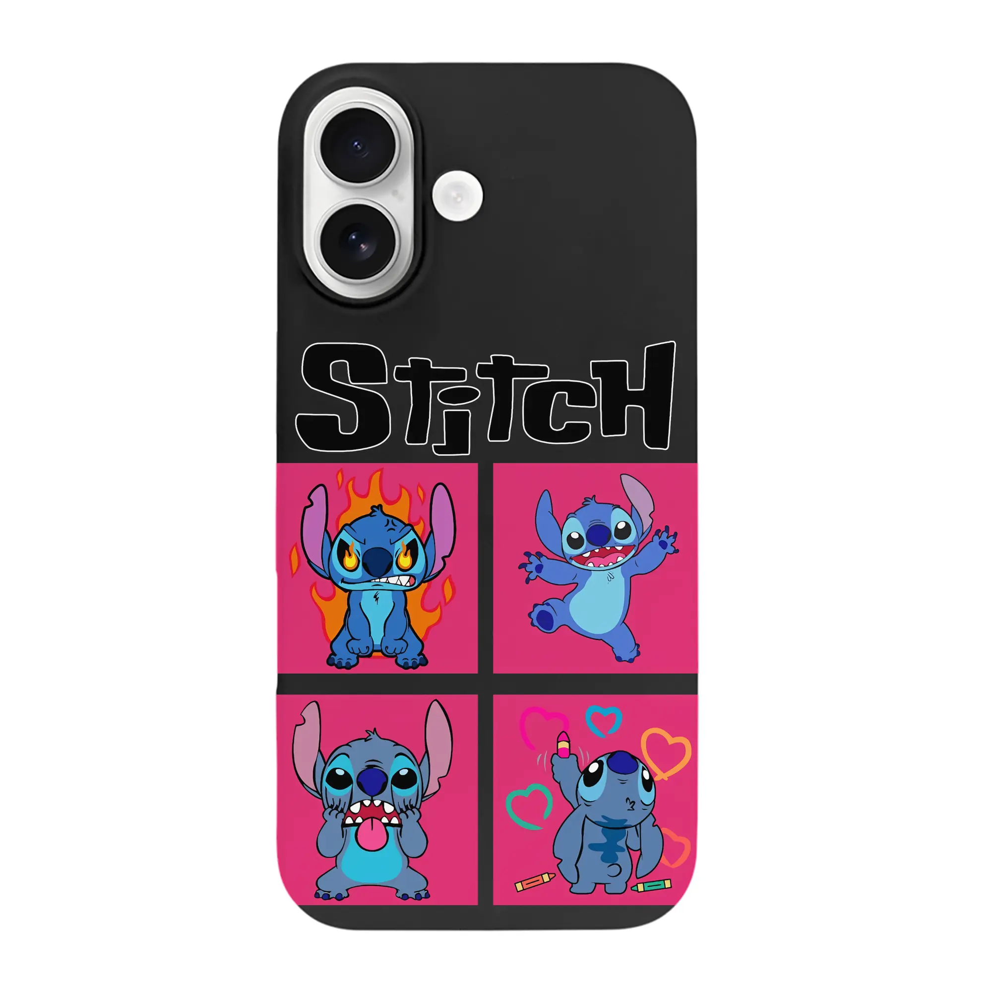 リロ＆スティッチ グッズ スティッチ - iPhone 17 シリーズ シリコンケース 薄型 耐衝撃 指紋防止 ソフトタッチカバー 精密フィット 傷防止 保護ケース iPhone 17/17 Air/17 Pro/17 Pro Max 対応